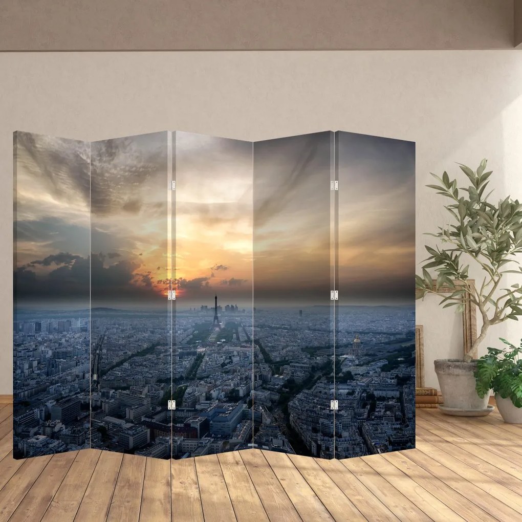 Parawan - Paryż z góry (210x170 cm)