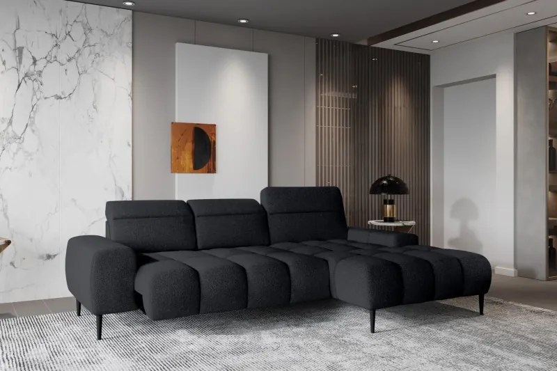 Narożnik GIANO S układ L z elektryczną regulacją siedziska WERSAL