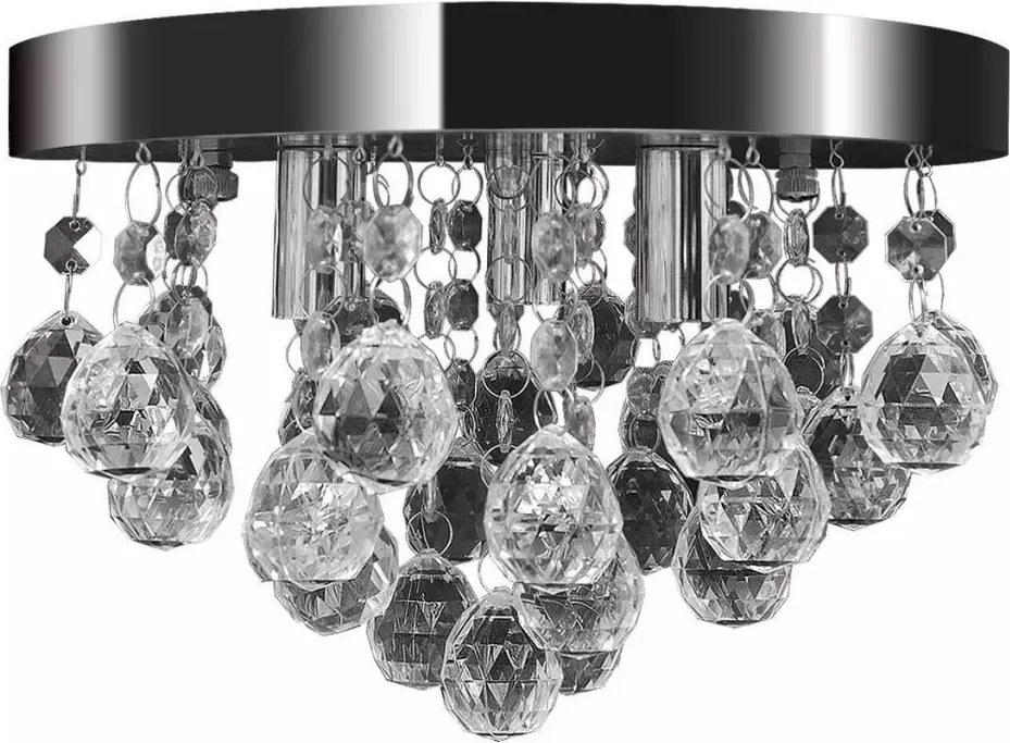 Lampa sufitowa glamour z kryształkami - 4X E972 E2-W31