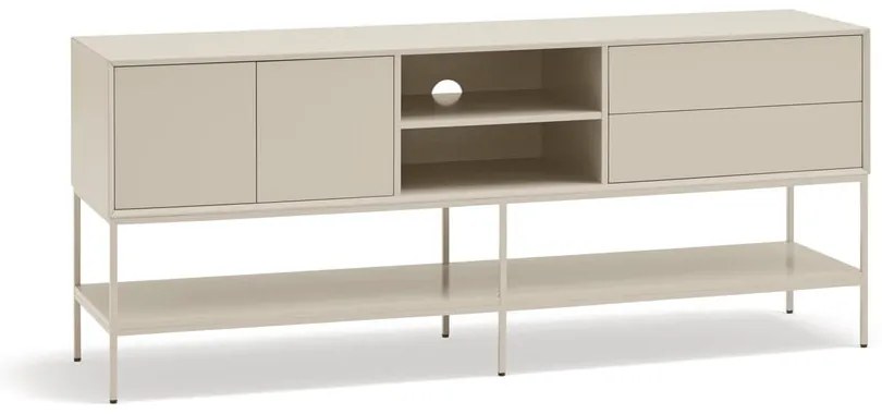 Kremowa szafka pod TV 175x74x45 cm Platt – Teulat