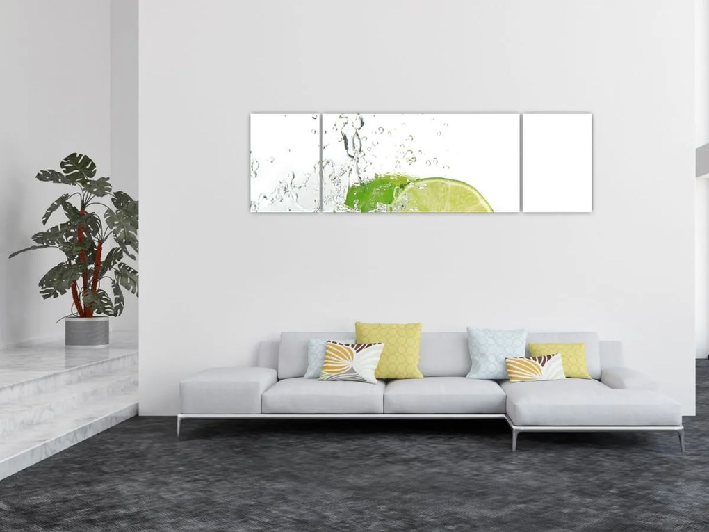 Obraz - Soczyste cytryny (170x50 cm)