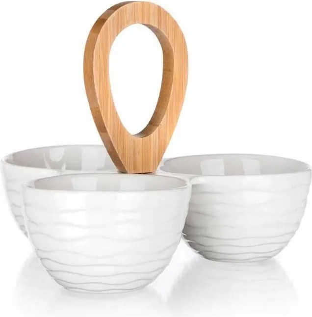Banquet Miski dzielone BRILLANTEBamboo, 24 x 24 x 18,5 cm
