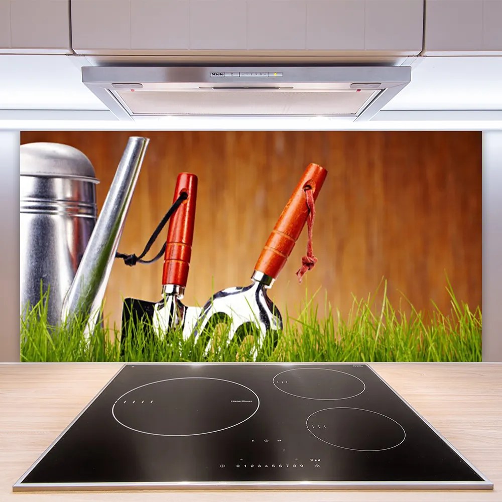 Panel Szklany do Kuchni Rustykalny Ogród i Natura