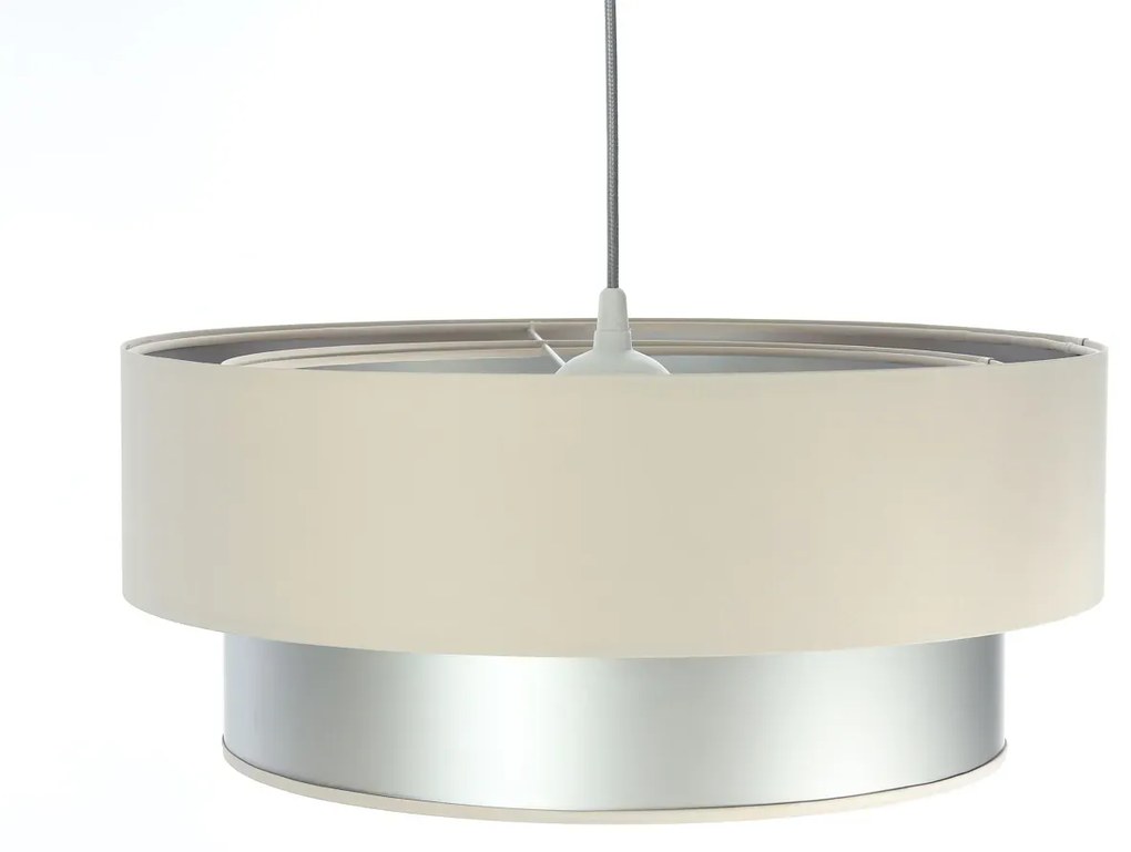 Lampa wisząca DOUBLE CREAM 50 kremowa/srebrna BPS KONCEPT