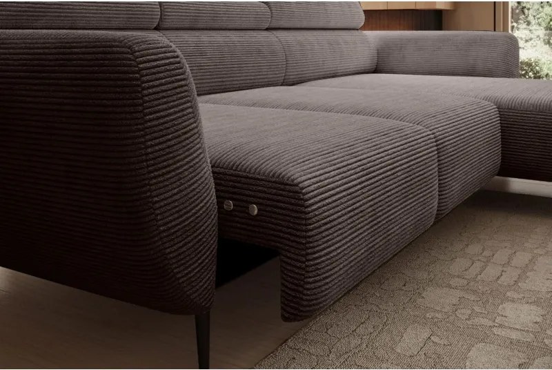 Narożnik ALISSON S/MINI z elektryczną regulacją siedziska WERSAL