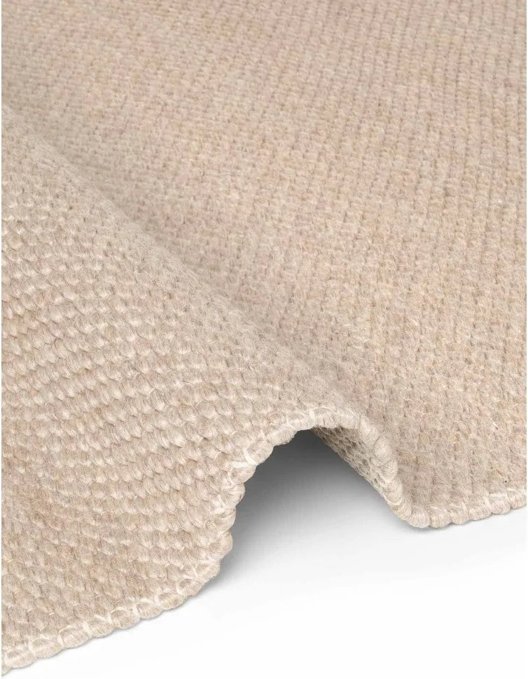 Beżowy wełniany dywan tkany ręcznie 160x230 cm Lyon Beans – Elle Decoration