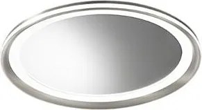Lustro Mirò LED Ø40 cm, 38 W, tytanowo-szare, lampa ścienna i sufitowa, ciepłe światło 3000 K, nowoczesny design