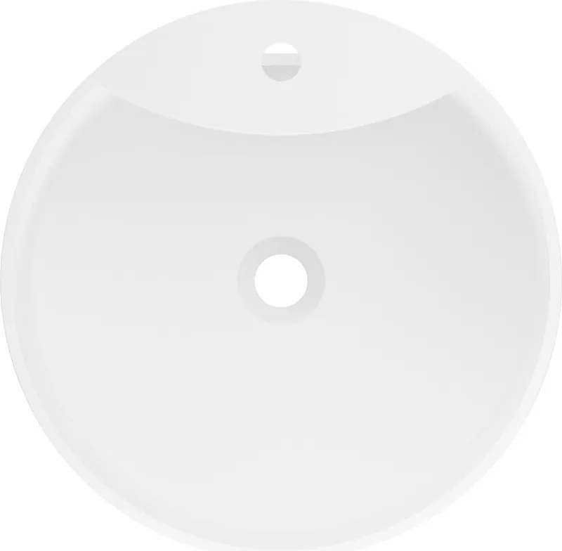 Mexen Onyx-02 umywalka wolnostojąca z konglomeratu 45 x 45 cm, biała mat - 26544500