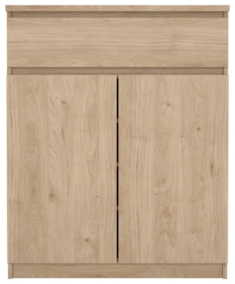 Komoda w dekorze dębu w naturalnym kolorze 80x100x40 cm Naia – Tvilum