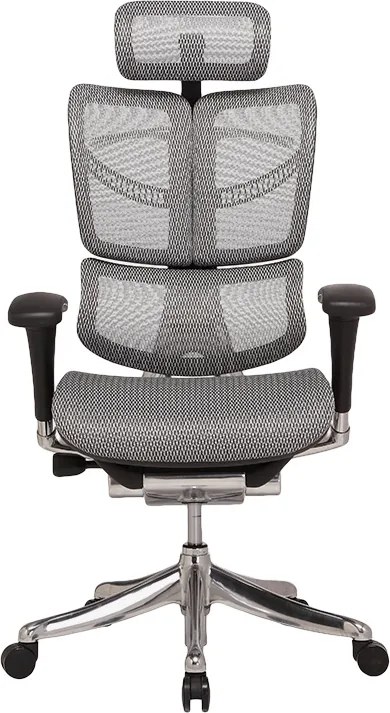 Fotel ergonomiczny z siatki ErgoFly Fly, zgodny z normą BHP