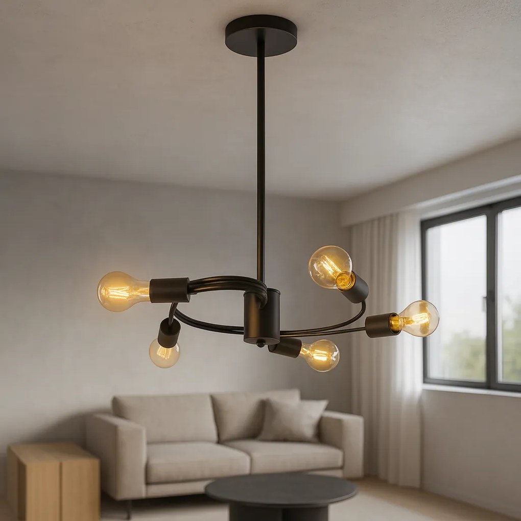 Lampa Sufitowa Loft APP739-5CP