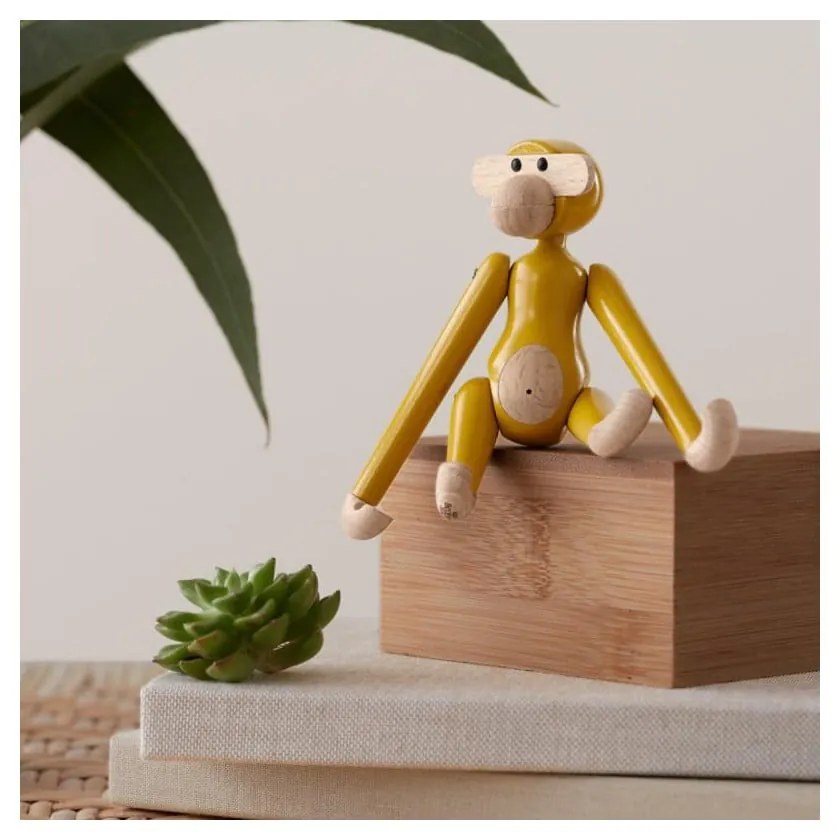 Figurka z litego drewna (wysokość 9,5 cm) Monkey Mini – Kay Bojesen Denmark