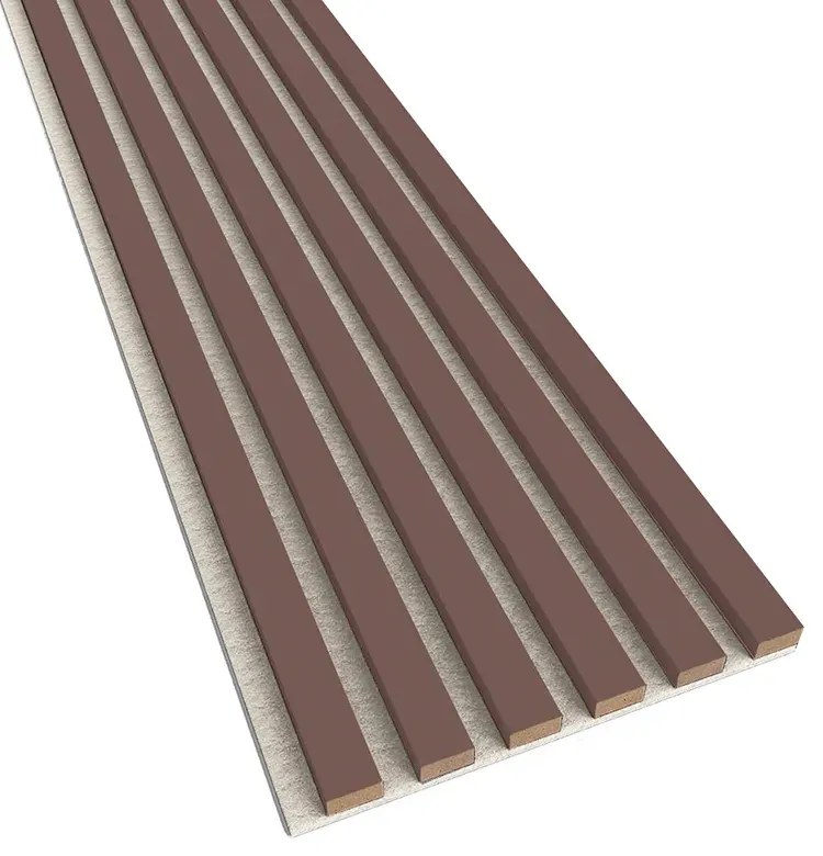 Akustyczne panele lamelowe 2 szt. pudrowy róż H0-G03