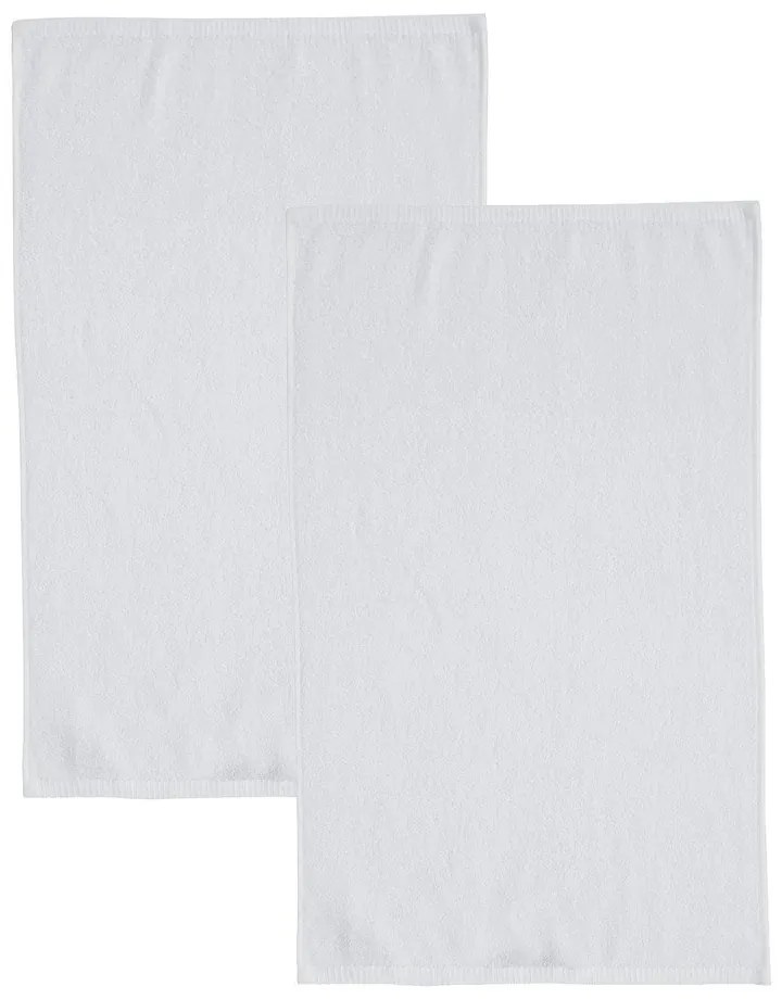 Białe bawełniane ręczniki kąpielowe szybkoschnące/frotte zestaw 2 szt. 90x140 cm Quick Dry – Catherine Lansfield
