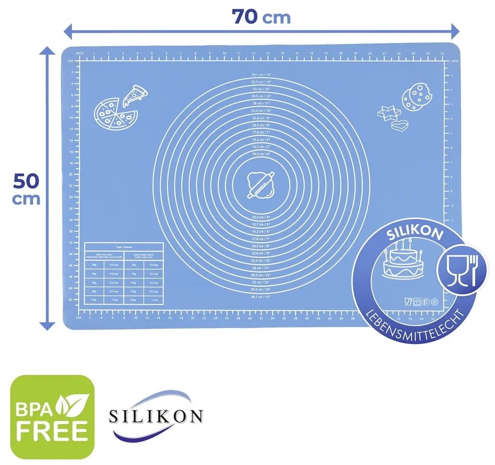 Silikonowa mata do pieczenia 50x70 cm – Maximex