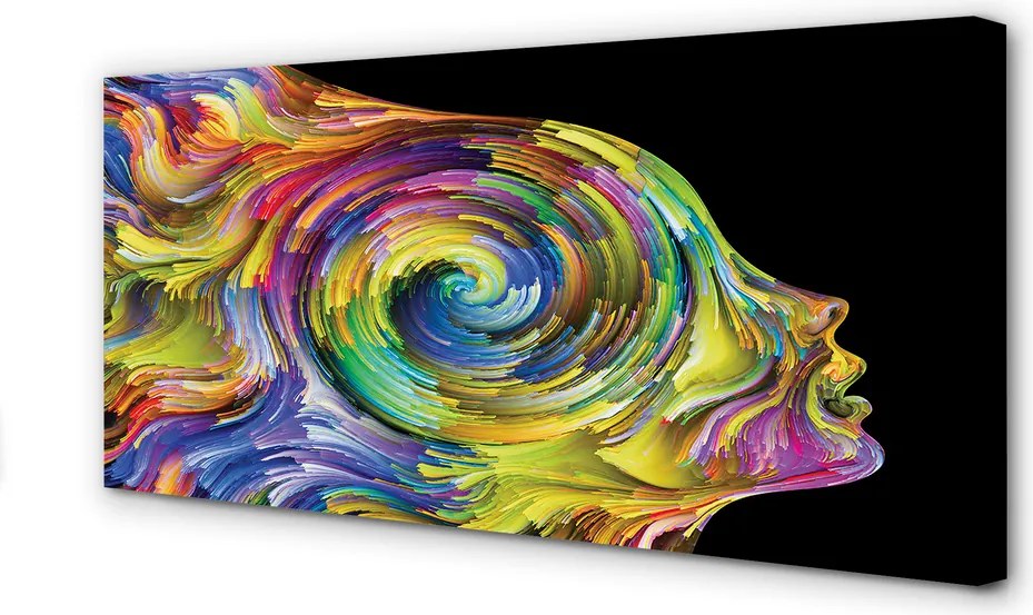 Obraz na płótnie Kolorowy Obraz Kobiety