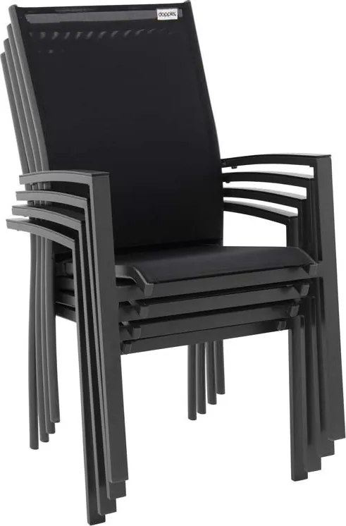 EXPERT - aluminiowe sztaplowane krzesło ogrodowe - Towar z drobną wadą (N526)