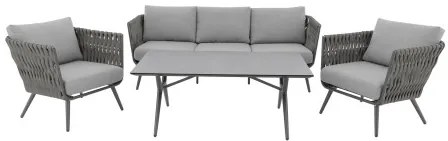Zestaw RIVA EXPERT - zestaw ogrodowy z szarego aluminium