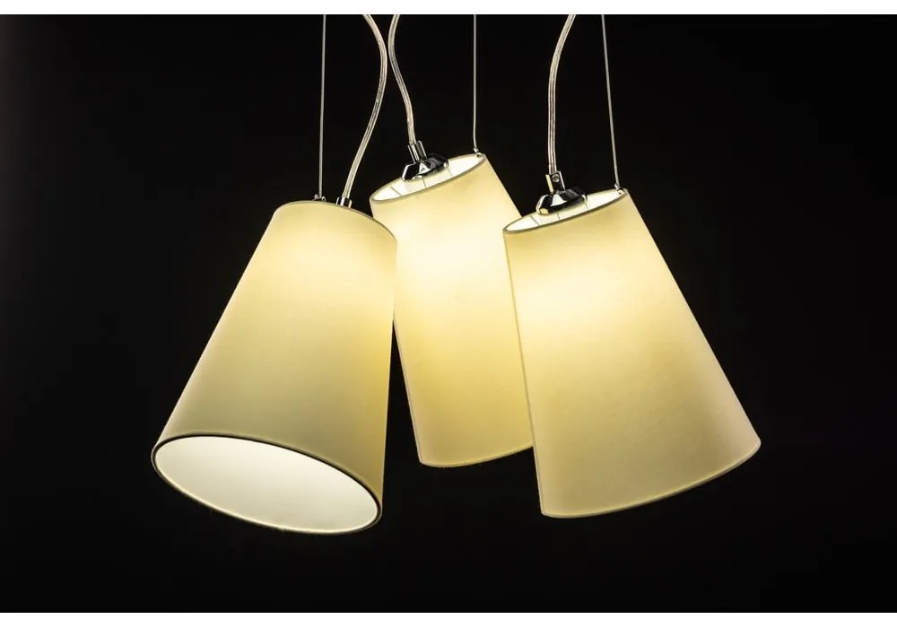 Kremowa lampa wisząca ø 46 cm Kasel – GTV