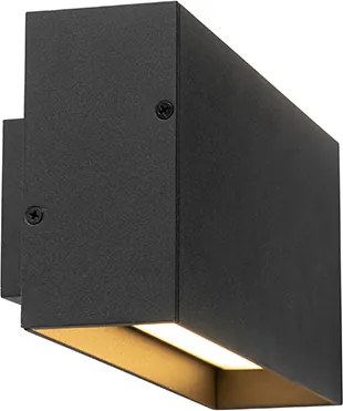 Nowoczesna lampa ścienna antracytowa z LED IP54 - Spector