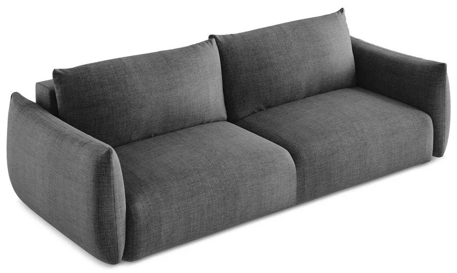 Ciemnoszara rozkładana sofa 230 cm Leila – Makamii