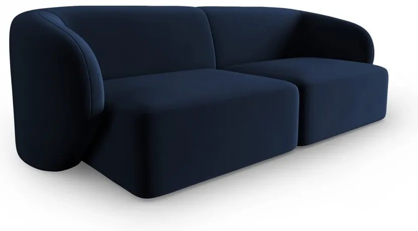 Niebieska aksamitna sofa 188 cm Paolo – Milo Casa