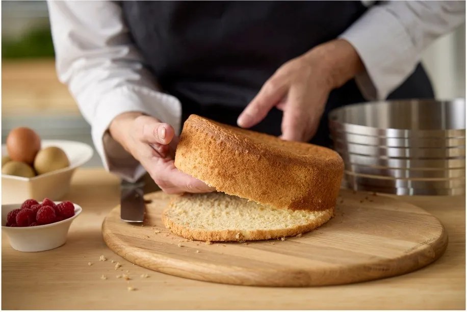 Obręcz do krojenia tortu ze stali nierdzewnej – Blomsterbergs