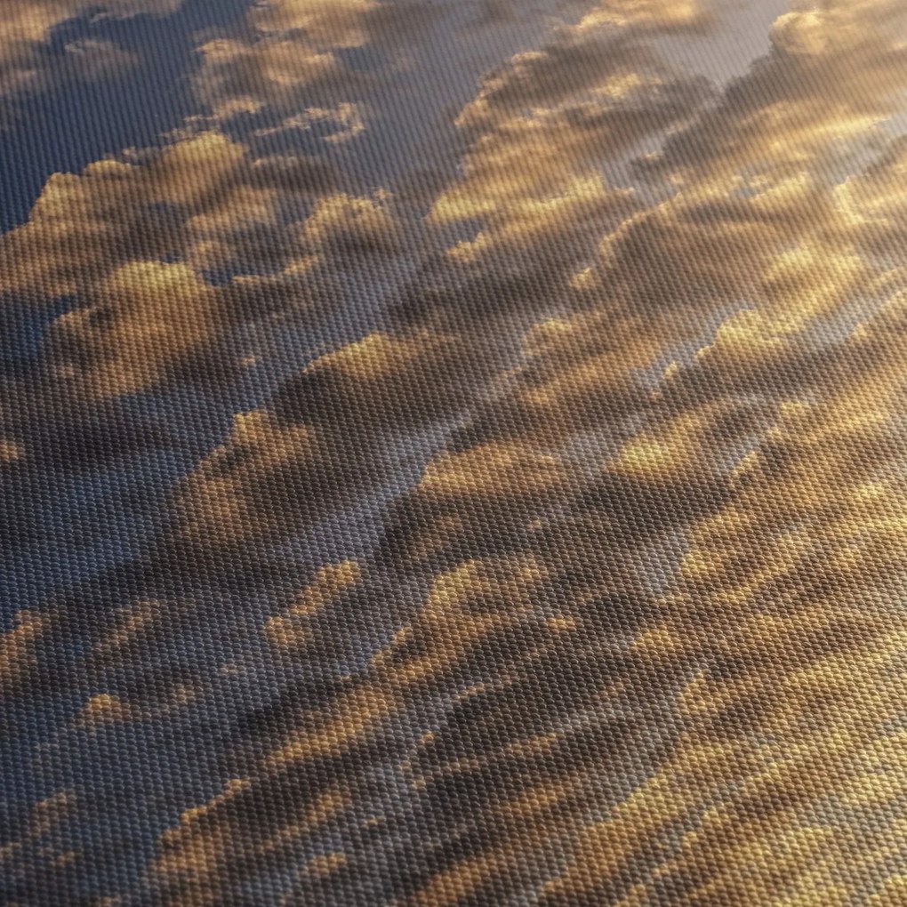 Obraz - palmy pośród chmur (170x50 cm)