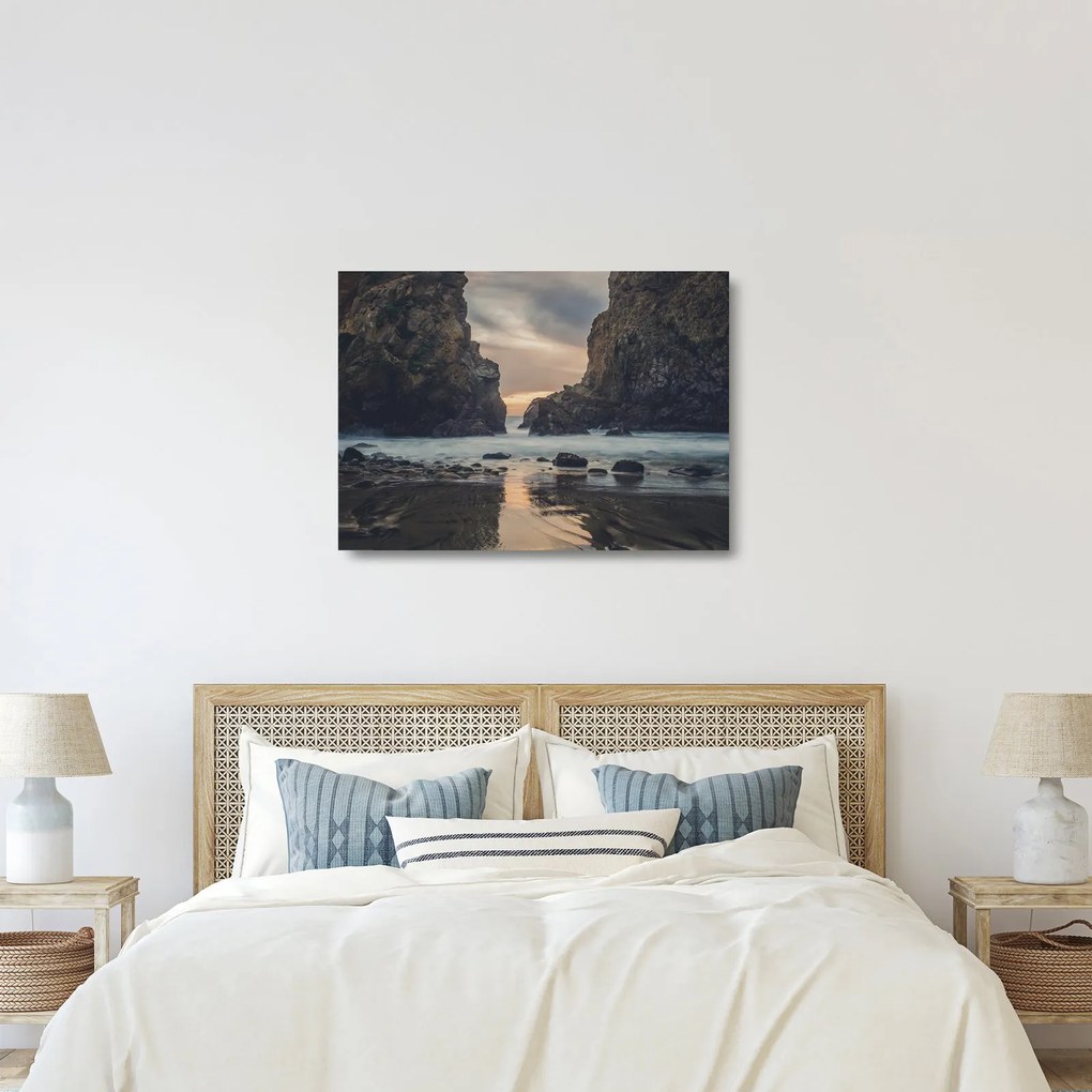 Obraz na szkle - O zmierzchu (70x50 cm)