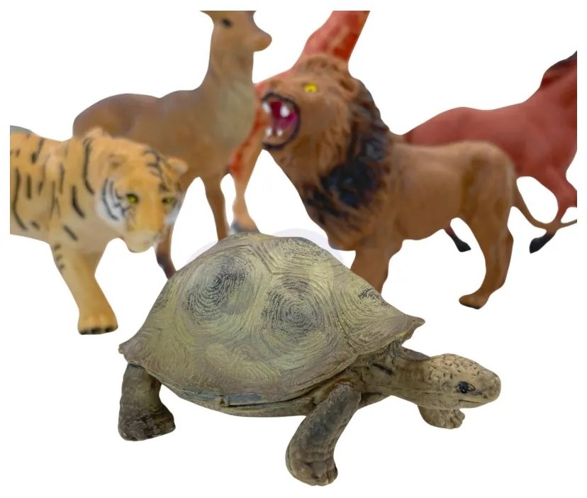 Woopie zestaw figurki safari + mata 24 el.