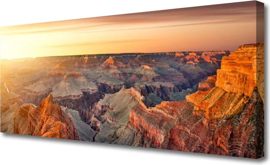 Obraz na płótnie Majestatyczne Pasmo Górskie