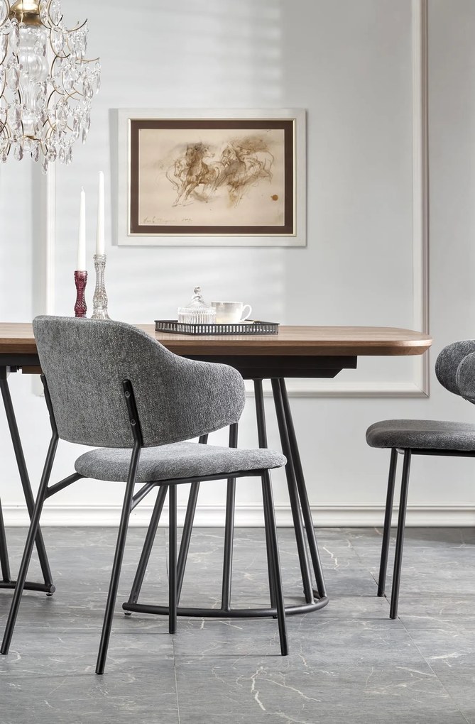 Krzesło do jadalni K497 tapicerowane tkaniną