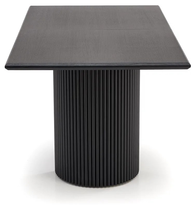 BOLERO stół rozkładany 160-250x90x78 cm czarny, 6-10 osobowy