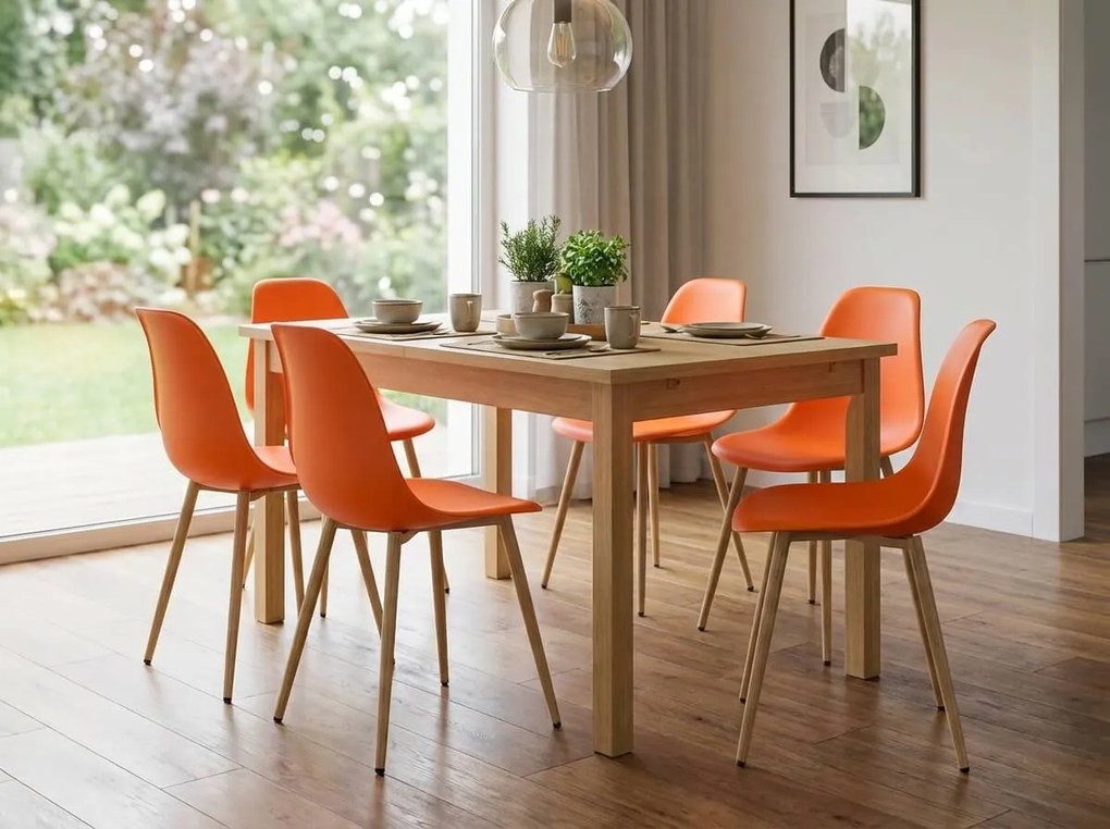 Pomarańczowe krzesło OSAKA