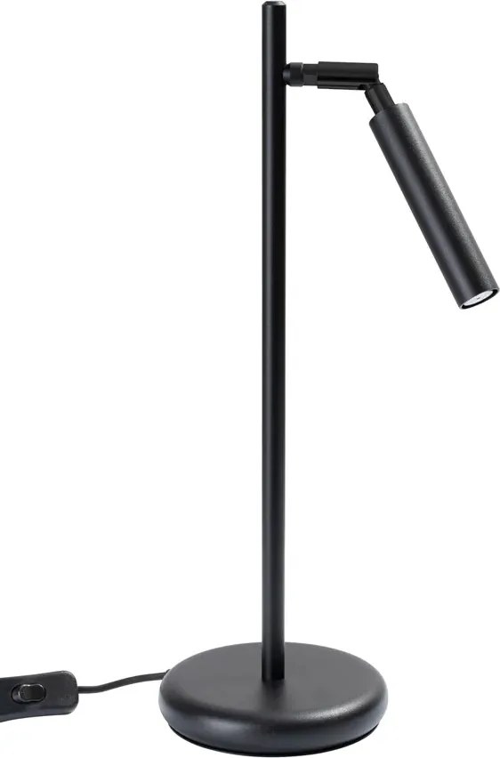 Czarna stylowa lampa do biurka - M090 C4-A00