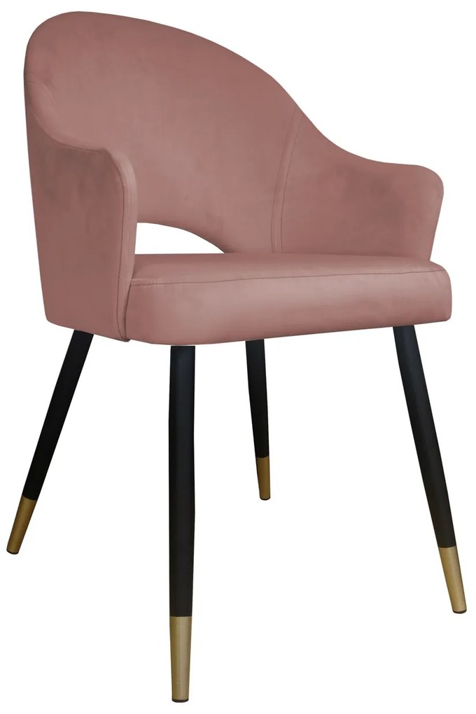 Krzesło obrotowe Velvet podstawa czarno-złota MG58