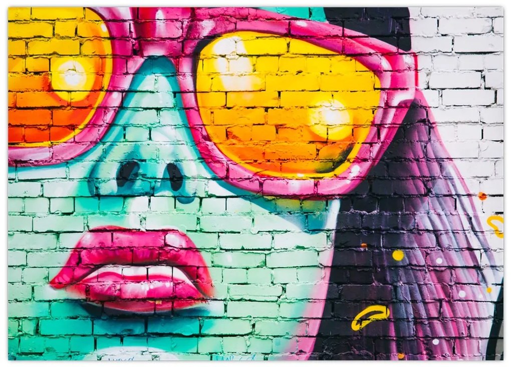 Obraz na szkle - Graffiti (70x50 cm)