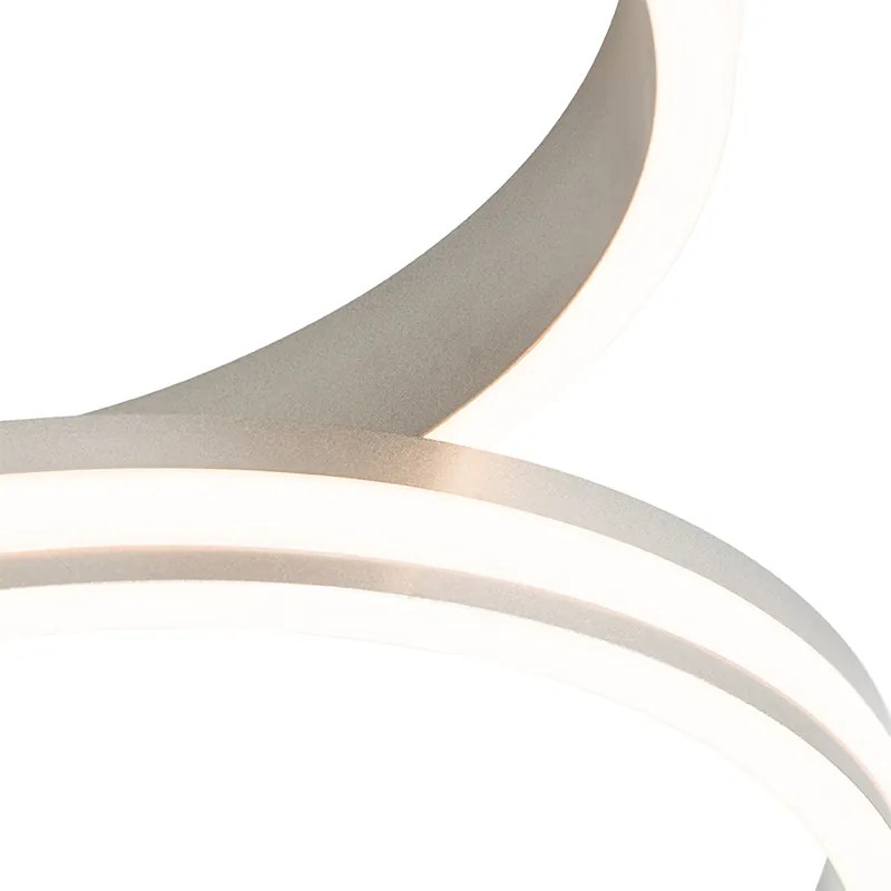 Lampa sufitowa stalowa z LED 3-stopniowy ściemniacz 3-światła - NavaraDesignerski Oswietlenie wewnetrzne