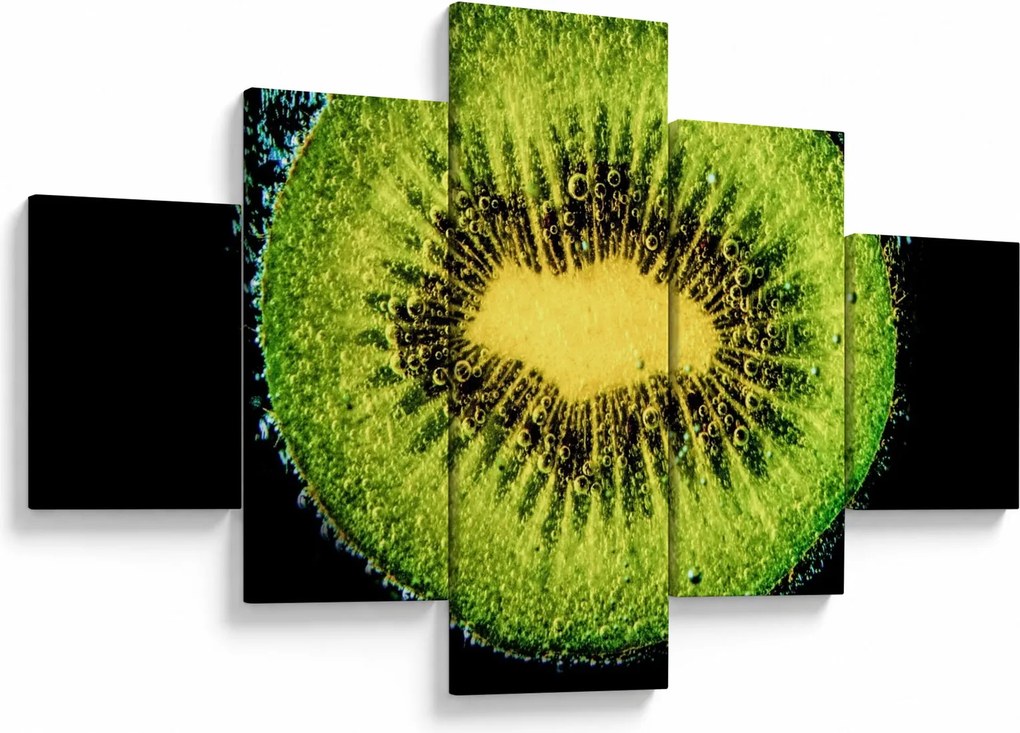 Obraz - szczegół kiwi w wodzie (125x70 cm)