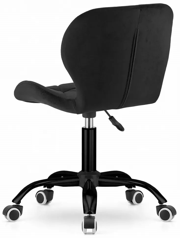 Czarny pikowany fotel obrotowy Z5-N99