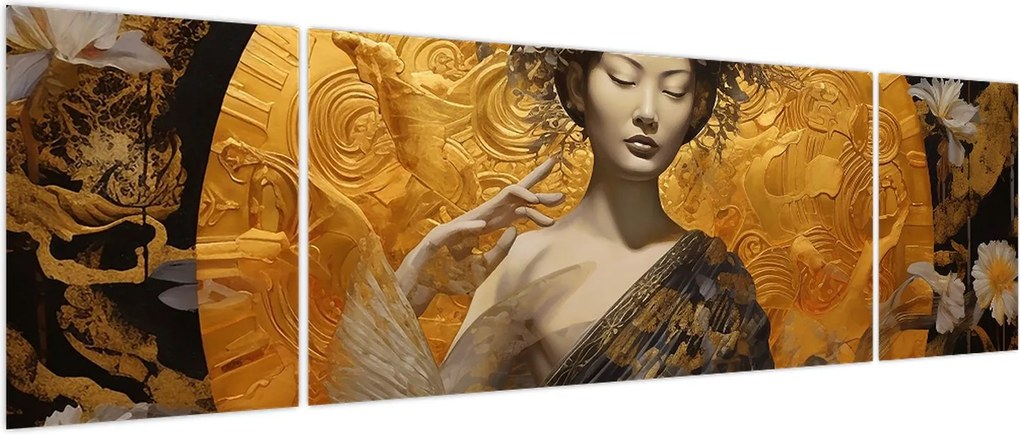Obraz - Japonka (170x50 cm)