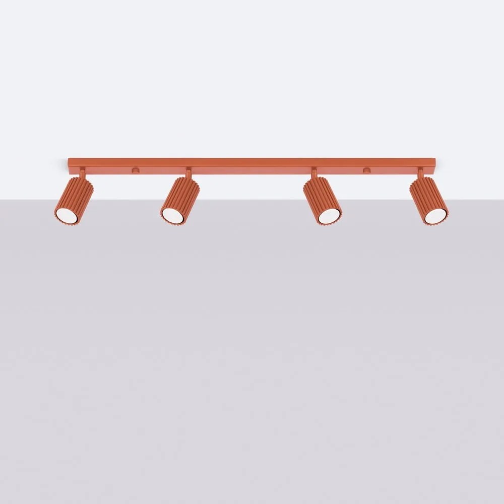 Ceglasta lampa punktowa 6,5x81 cm Gleam – Sollux