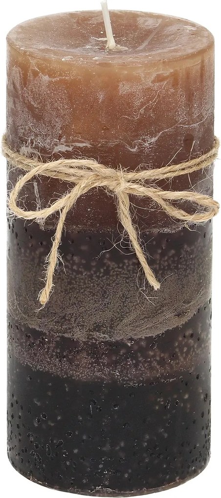 Świeca Silvia 14cm dark brown