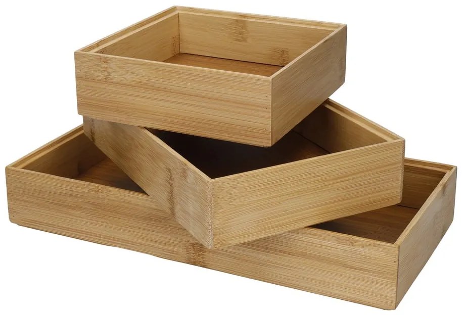 Bambusowe organizery do szuflad zestaw 3 szt. Copco – Kitchen Craft