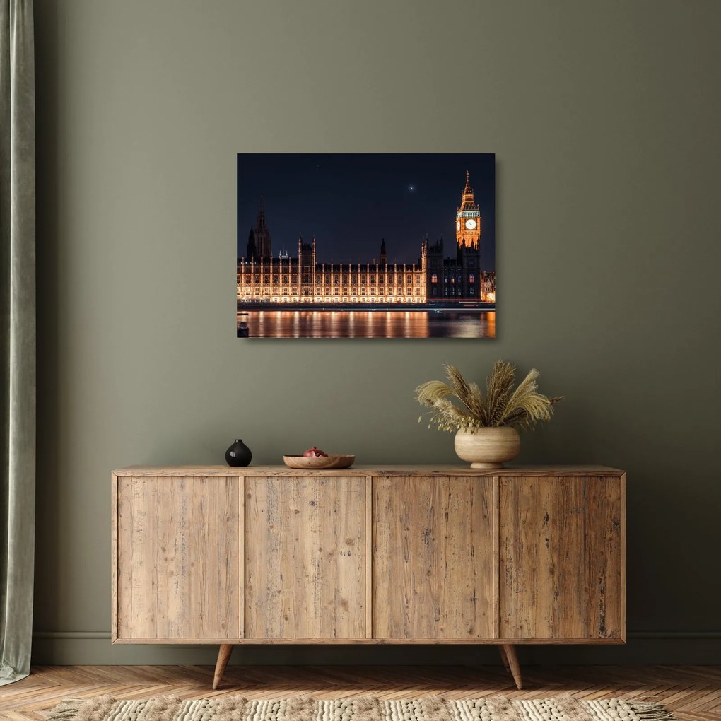 Obraz na szkle Big Bena w Londynie (70x50 cm)