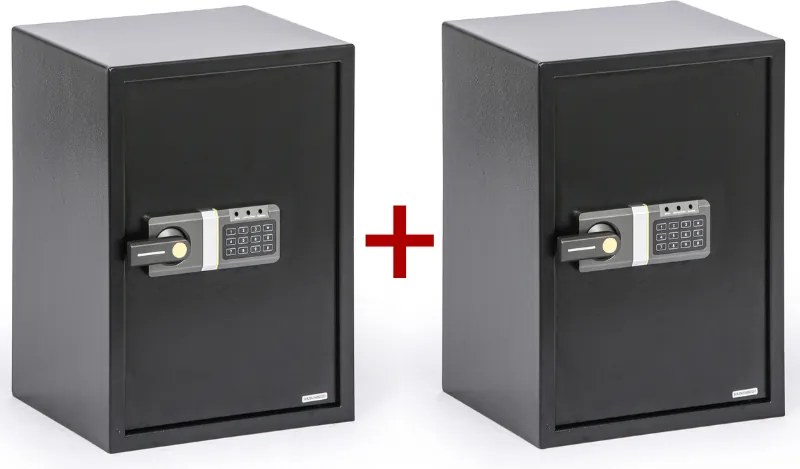 Sejf meblowy z zamkiem elektronicznym1+1 GRATIS, 500 x 350 x 310 mm