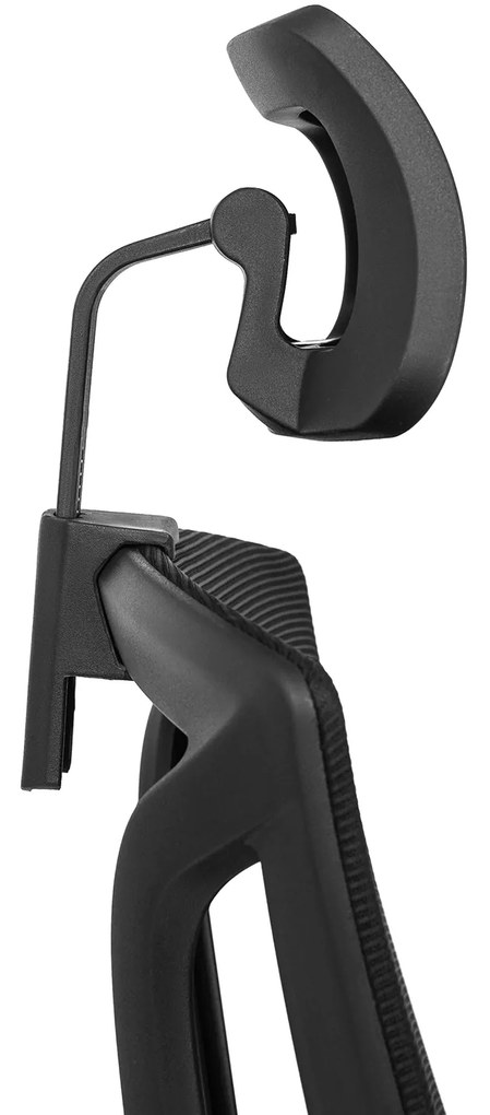 Fotel Biurowy Ergonomiczny Obrotowy WILLY Czarny Nowoczesny