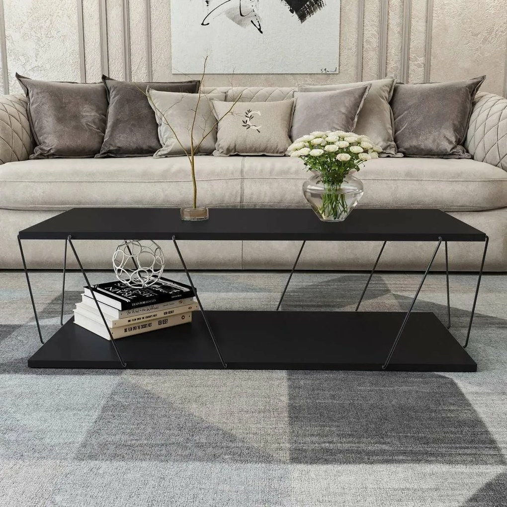 Stolik konferencyjny Labranda Anthracite and Black