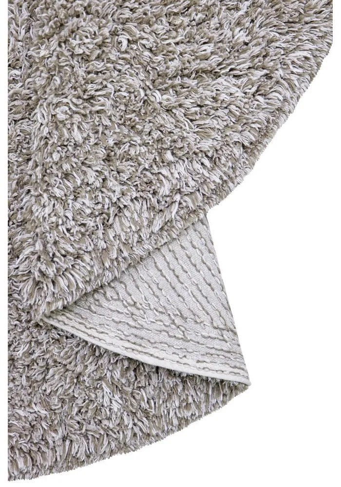 Szary bawełniany dywan dziecięcy tkany ręcznie odpowiedni do prania 90x130 cm Hedgehog – Lorena Canals