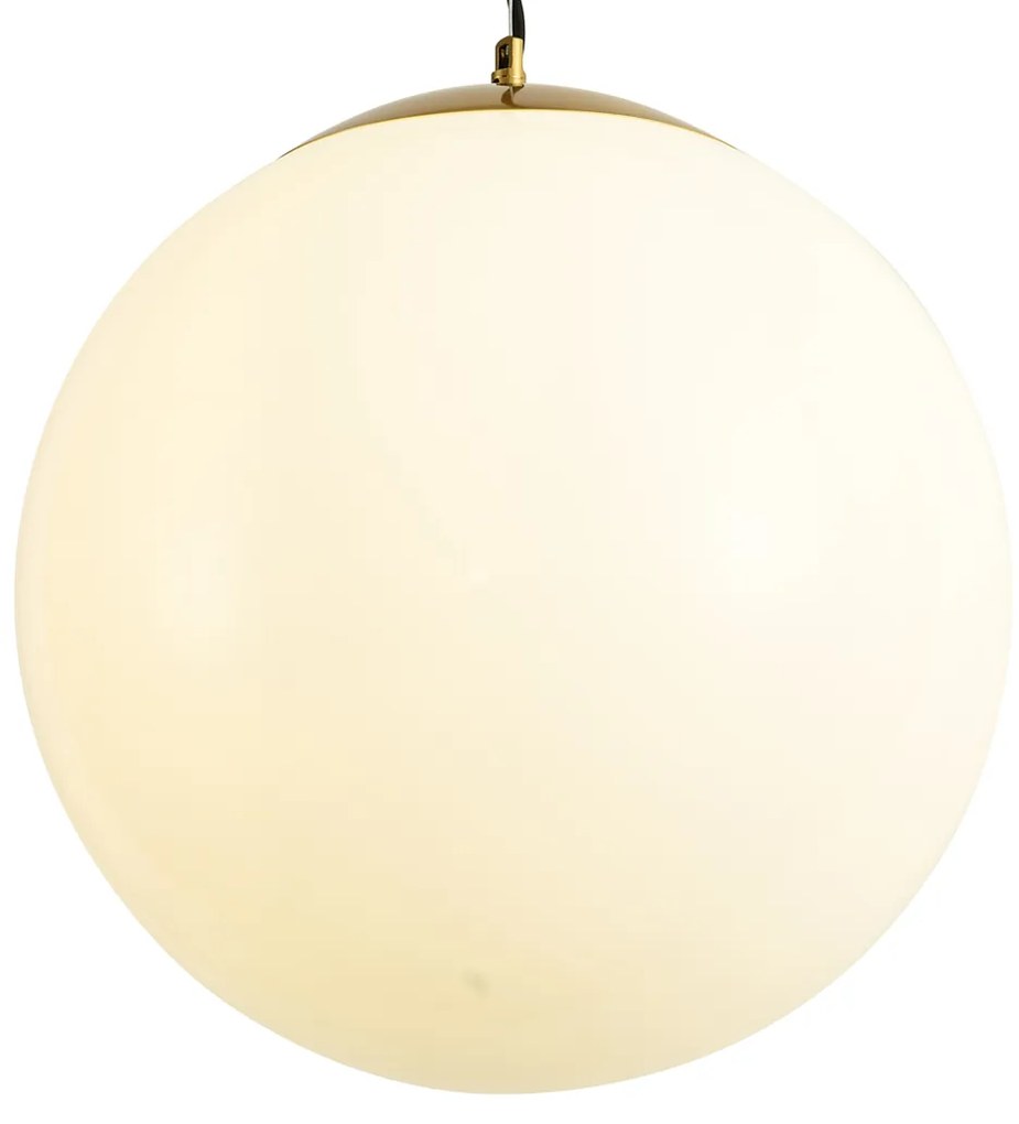 Skandynawska lampa wisząca z opalem 40 cm - Ball 40 Nowoczesny Oswietlenie wewnetrzne